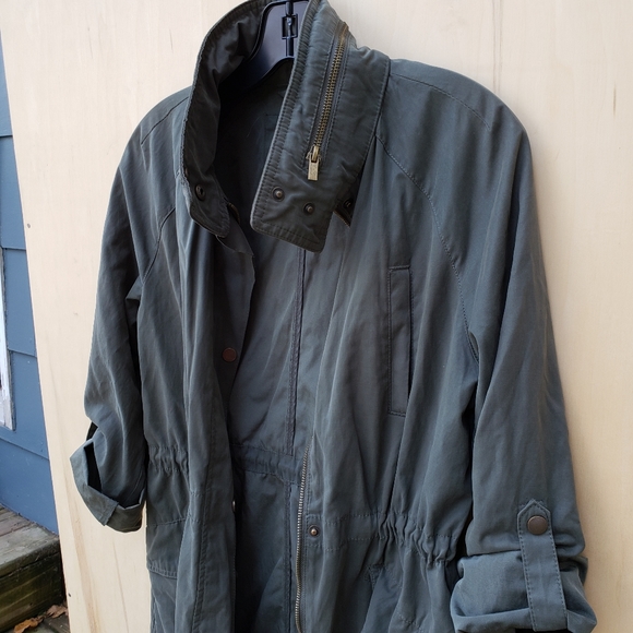 A New Day Army Green Drawstring Utility Jacket - S - Picture 2 of 16